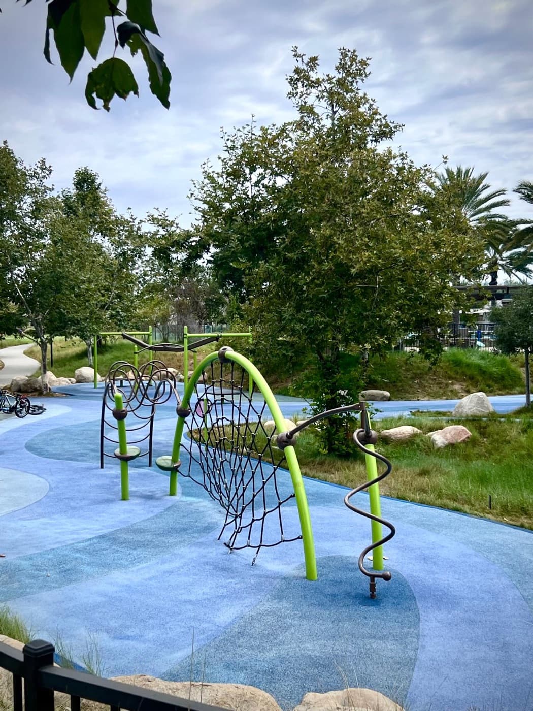 A playground at a Greenwood community park